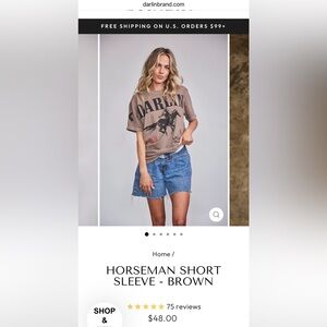 Comfort Colors Brown Graphic T-Shirt